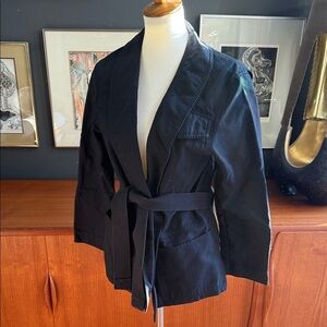 Wilfred Black Belted Blazer
